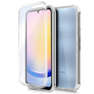 Funda COOL Silicona 3D para Samsung A256 Galaxy A25 5G (Transparente Frontal + Trasera) D