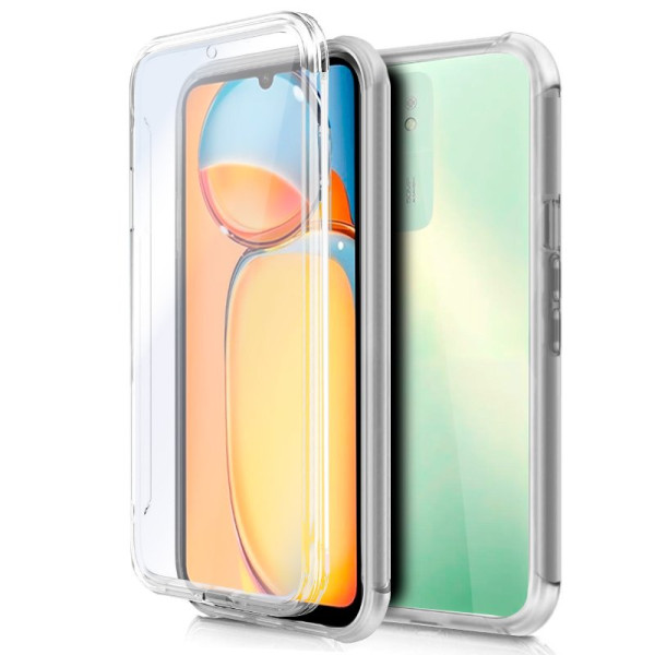 Funda COOL Silicona 3D para Xiaomi Redmi 13C / Poco C65 (Transparente Frontal + Trasera) D