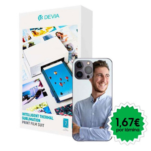 Protector Vinilo Devia Trasera Mini Printer Personalización (Pack 36 uds) D