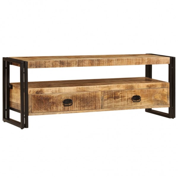 Mueble para TV madera maciza de mango 120x35x45 cm D