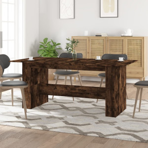 Mesa de jantar madeira de carvalho 180x90x76 cm D