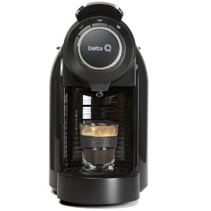 Cafetera negra automática Delta Q Qool 220v