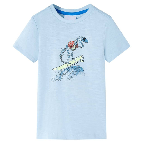 Camiseta para niños azul claro 104 D