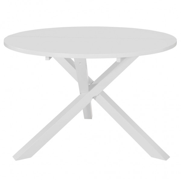 Mesa de jantar branca 120x75 cm MDF D