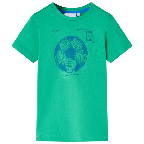 Camiseta para niños verde 104 D