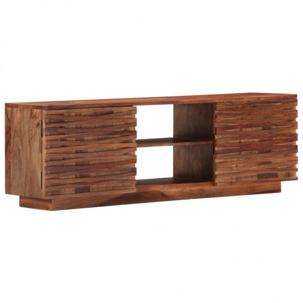 Mueble de TV de madera maciza de Sheesham 120x30x40 cm D