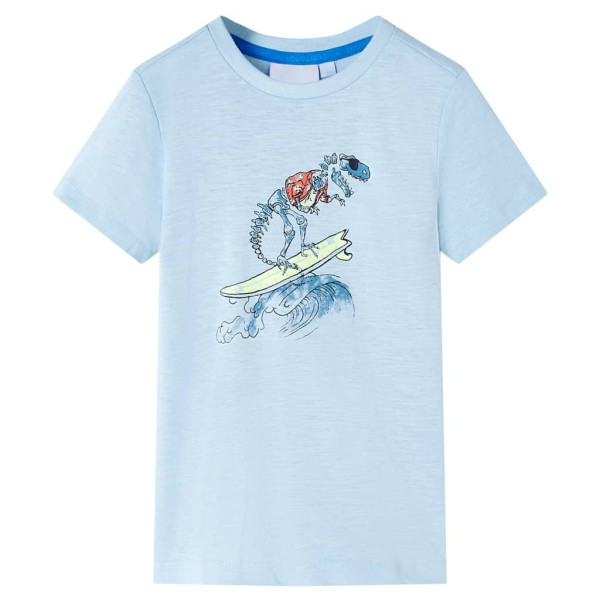 Camiseta para niños azul claro 140 D