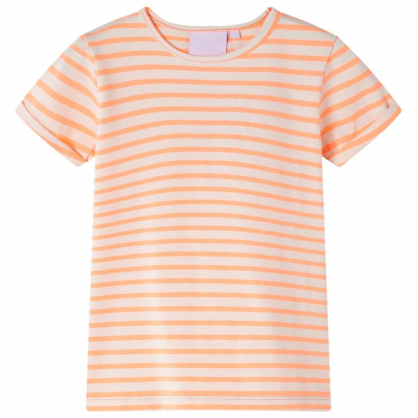 Bebê t-shirt laranja néon 92 D