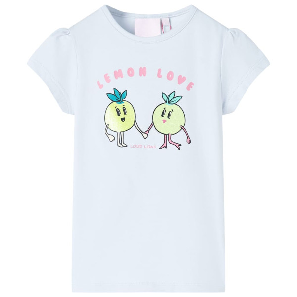 Camiseta infantil azul claro 140 D