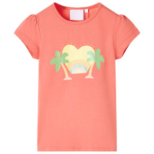 Camiseta infantil coral 92 D