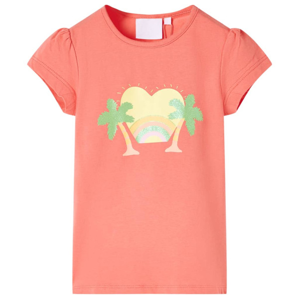 Camiseta infantil coral 92 D