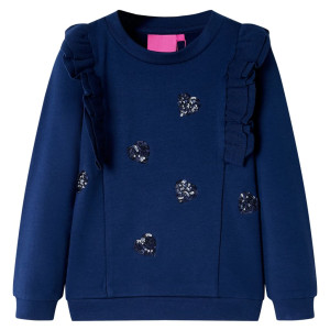 Moletom infantil azul marinho 140 D