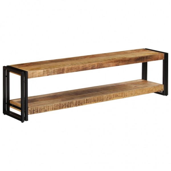 Mueble para la TV madera maciza de mango 150x30x40 cm D