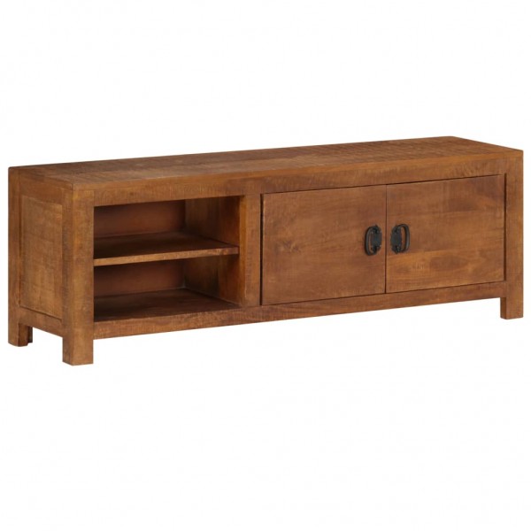 Mueble para TV madera maciza de mango 120x40x30 cm D