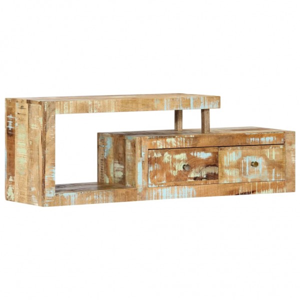 Mueble para la TV 120x30x40 cm madera maciza reciclada D