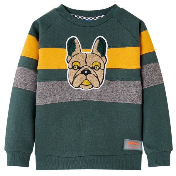 Sudadera infantil verde oscuro 92 D