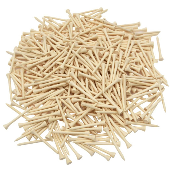 Tees de golfe 1000 pcs 83 mm bambu M 5