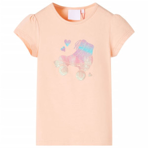 Camiseta infantil naranja claro 140 D