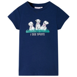 Camiseta infantil azul marinho 140 D