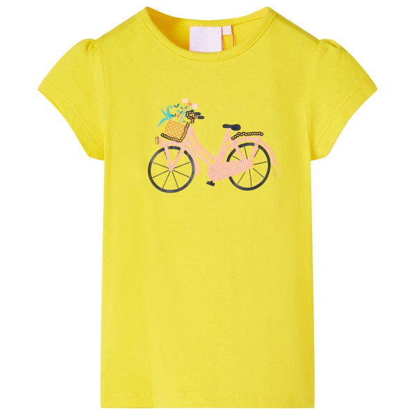 Camiseta infantil amarillo 128 D