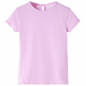 T-shirt infantil rosa brilhante 92 D