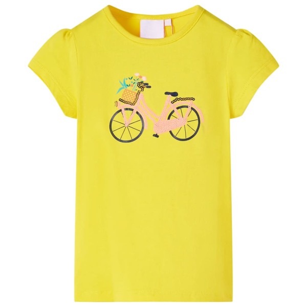 T-shirt infantil amarelo 116 D