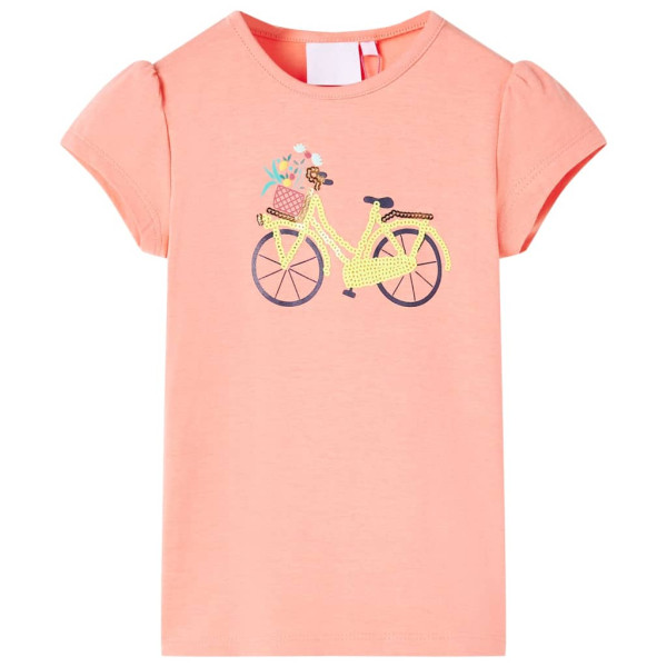 T-shirt infantil coral neon 128 D