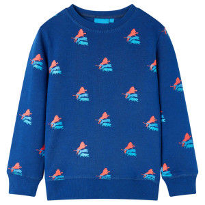 Sudadera para niños azul oscuro 104 D