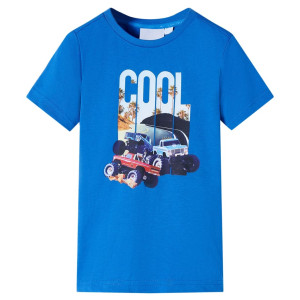 Camiseta para niños azul 128 D