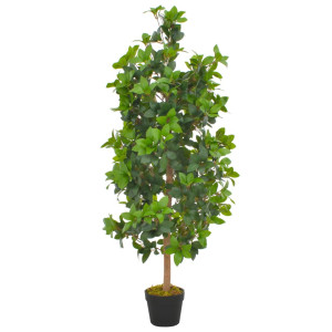 Planta artificial árbol de laurel con macetero 120 cm verde D