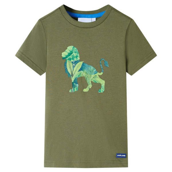 Camiseta para niños caqui 128 D