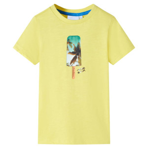 Camiseta para niños amarillo 92 D