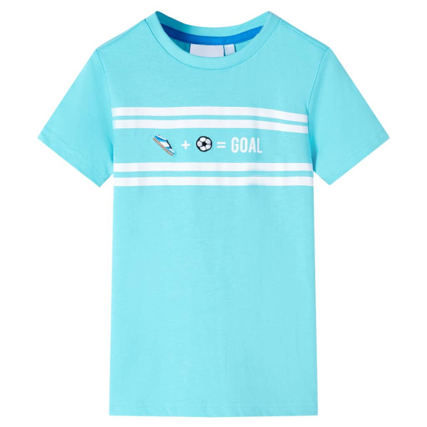 Camiseta para niños aguamarina 128 D