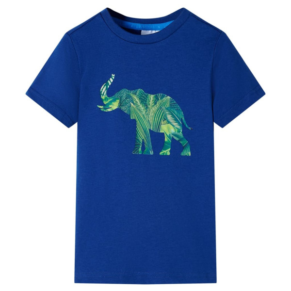 Camiseta para niños azul oscuro 128 D