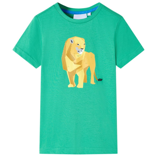 Camiseta infantil verde neon 116 D