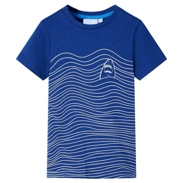 Camiseta para niños azul oscuro 128 D