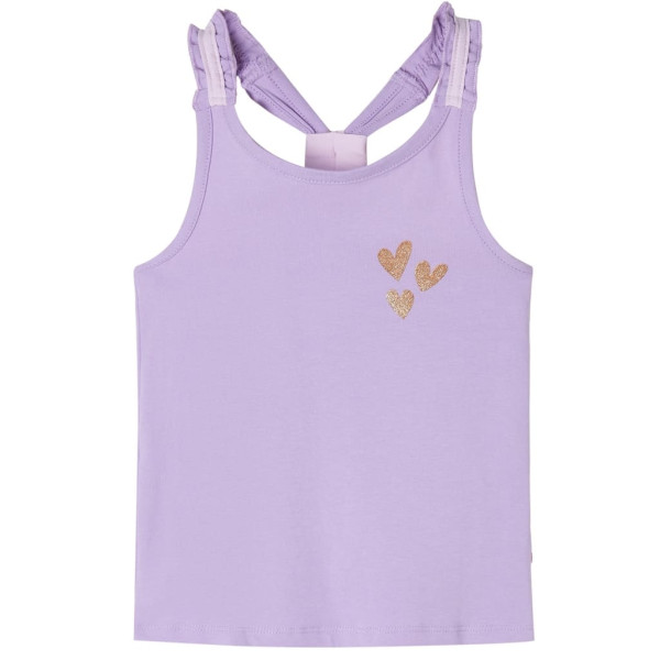 Camiseta de tirantes infantil color lila 140 D