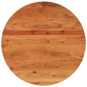 Mesa redonda de madeira maciça de acacia Ø80x2.5 cm D