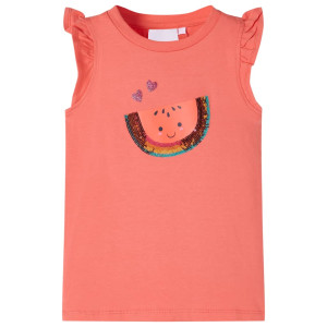 T-shirt para crianças com coral espinha 140 D