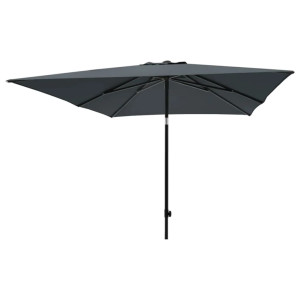 Madison Guarda-chuva Denia cinza 200x200 cm D