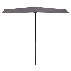 Madison Um guarda-chuva para balcão Sun Wave 270x150 cm cinza taupe PAC3P015 D