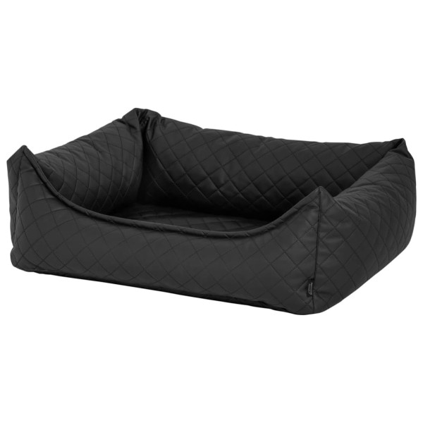 Madison Cama de cão Skai Check cinza 100x80x25 cm D