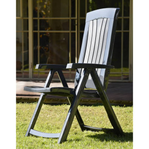 Keter Cadeiras de jardim reclináveis D