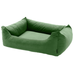 Madison Cama de cão Veludo verde 100x80x25 cm D