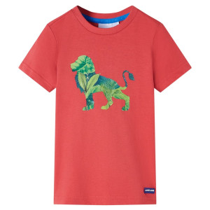 Camiseta infantil color rojo 92 D