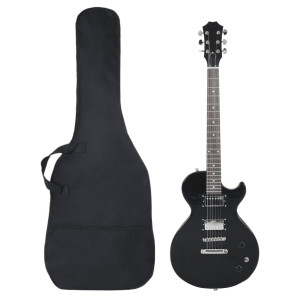 Guitarra eléctrica para principiantes con funda negro 4/4 39 D