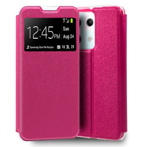 Fundação COOL Capa de Flip para Xiaomi Redmi Note 13 Pro 5G Liso rosa D