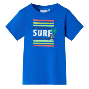 Meninos t-shirt shriek azul 128 D