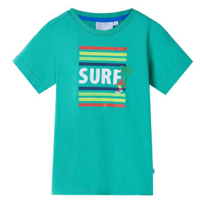 Camiseta de niños verde neón 116 D