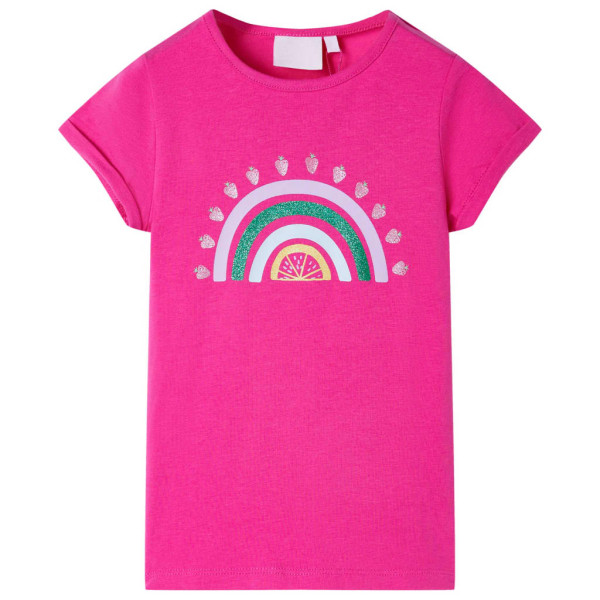 T-shirt de criança rosa escuro 116 D